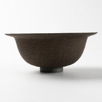 作家 冨部咲喜子 鉄釉リム小鉢 作家 冨部咲喜子 陶磁器作家もの
