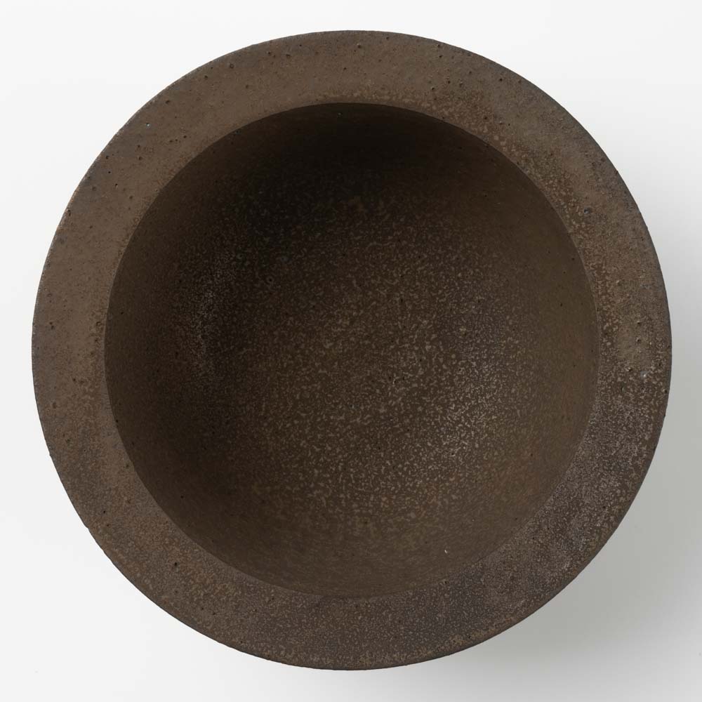 作家 冨部咲喜子 鉄釉リム小鉢 作家 冨部咲喜子 陶磁器作家もの