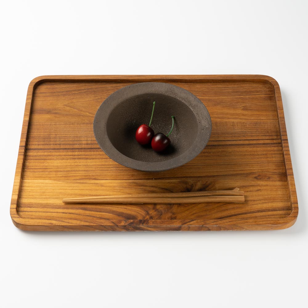 作家 冨部咲喜子 鉄釉リム小鉢 作家 冨部咲喜子 陶磁器作家もの