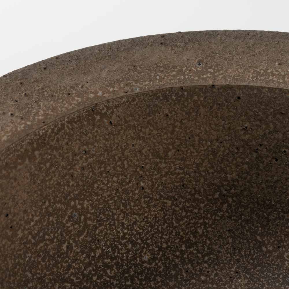 作家 冨部咲喜子 鉄釉リム小鉢 作家 冨部咲喜子 陶磁器作家もの