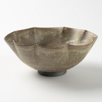 作家 冨部咲喜子 粉引輪花小鉢 作家 冨部咲喜子 陶磁器作家もの