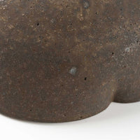 作家 冨部咲喜子 鉄釉梅型小鉢 作家 冨部咲喜子 陶磁器作家もの