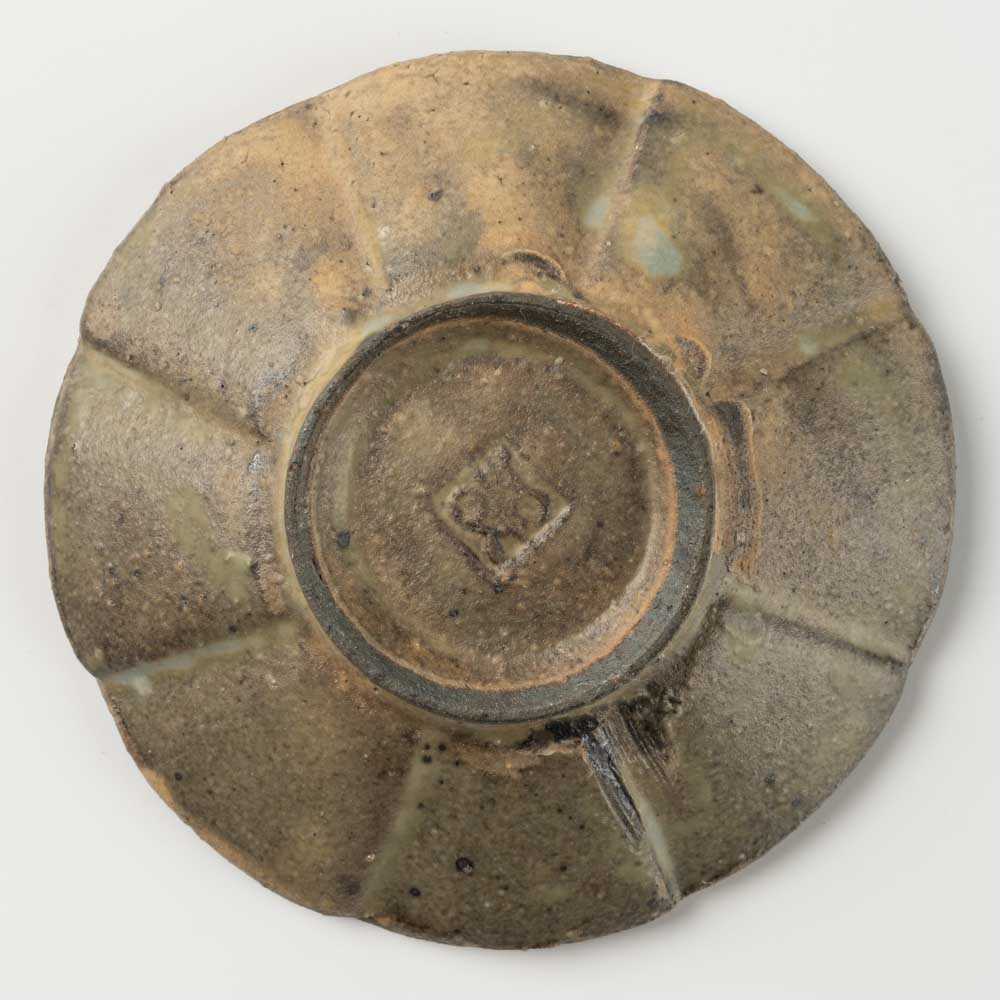 作家 冨部咲喜子 粉引八角輪花豆皿 作家 冨部咲喜子 陶磁器作家もの