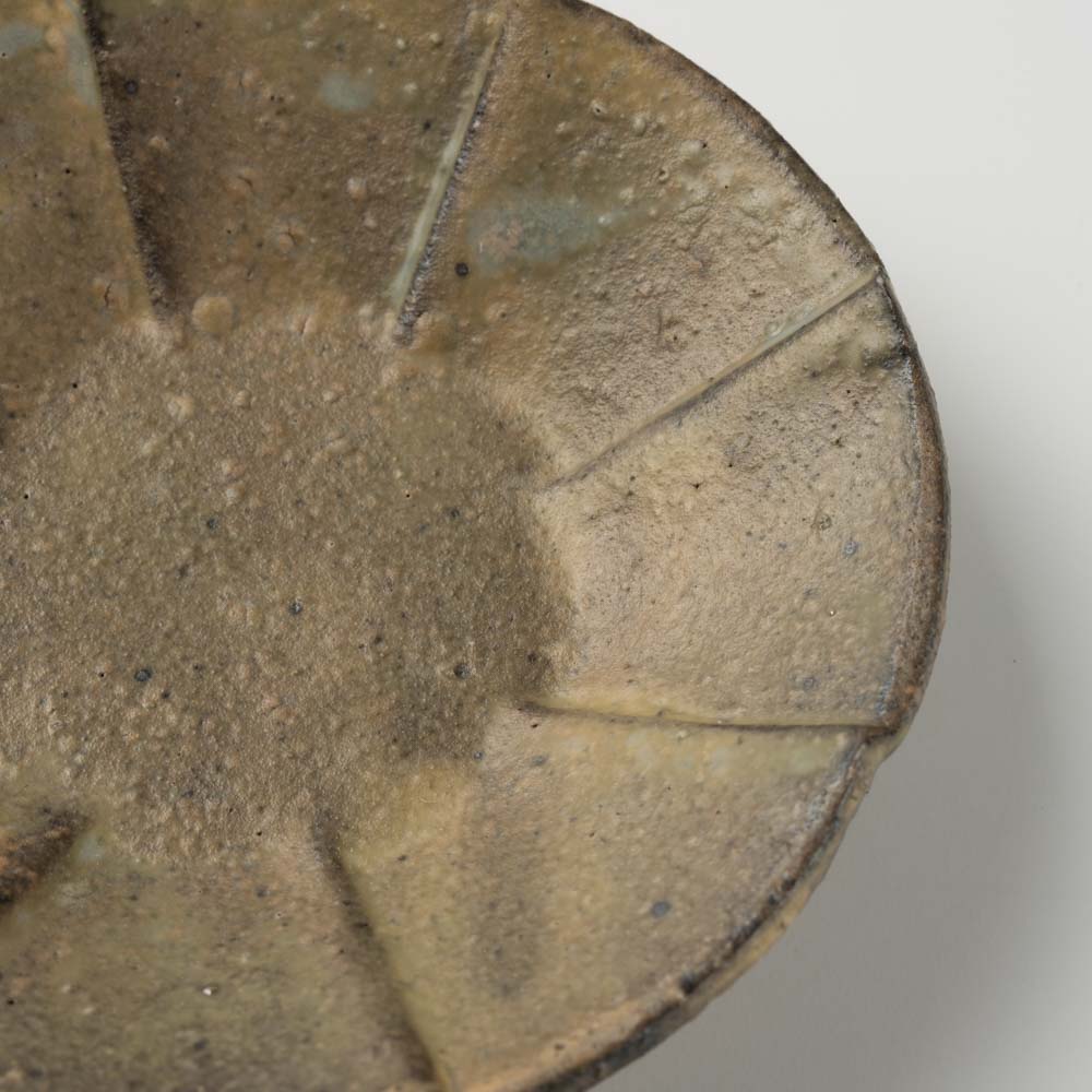 作家 冨部咲喜子 粉引八角輪花豆皿 作家 冨部咲喜子 陶磁器作家もの