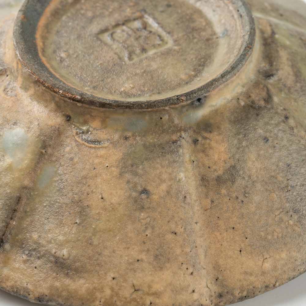 作家 冨部咲喜子 粉引八角輪花豆皿 作家 冨部咲喜子 陶磁器作家もの