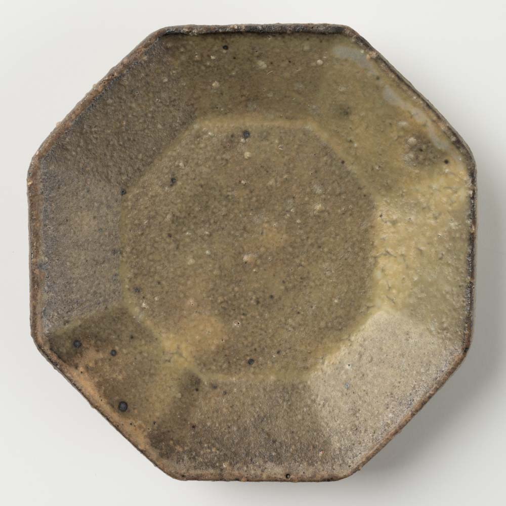 作家 冨部咲喜子 粉引八角豆皿 作家 冨部咲喜子 陶磁器作家もの