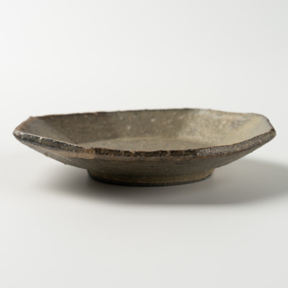 作家 冨部咲喜子 粉引八角豆皿 作家 冨部咲喜子 陶磁器作家もの