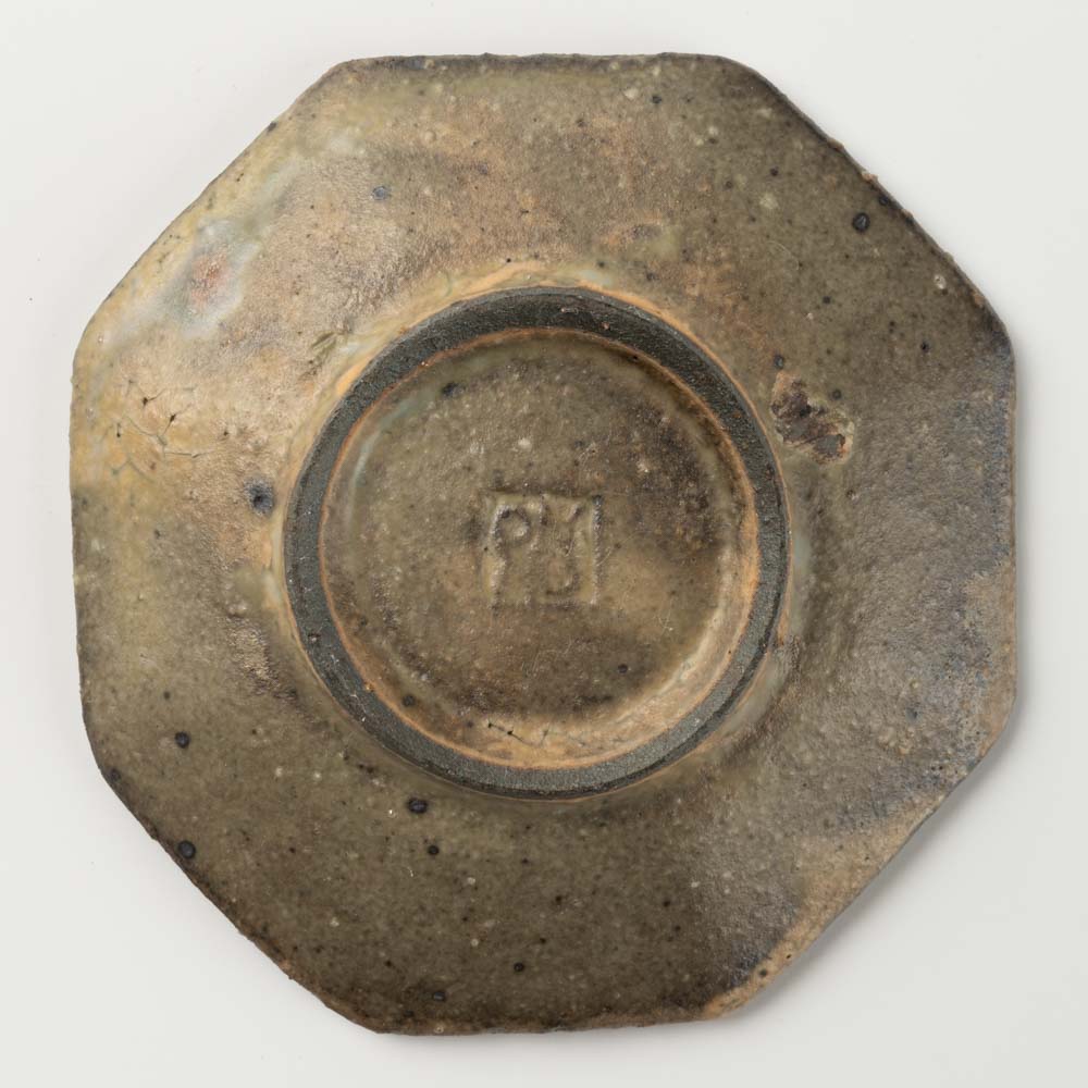 作家 冨部咲喜子 粉引八角豆皿 作家 冨部咲喜子 陶磁器作家もの