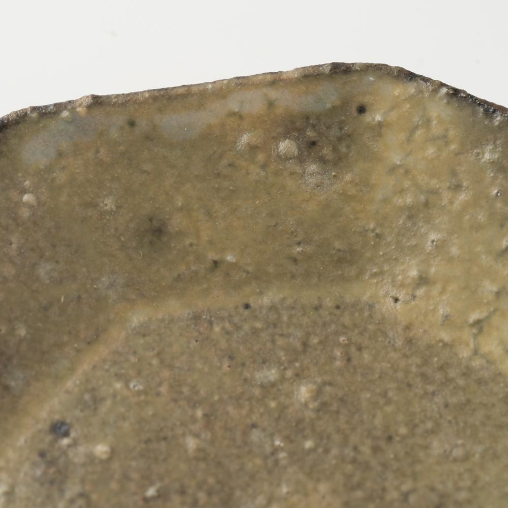 作家 冨部咲喜子 粉引八角豆皿 作家 冨部咲喜子 陶磁器作家もの