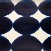 やちむん 一翠窯 長方皿(小) 呉須丸紋 やちむん 一翠窯 やちむん