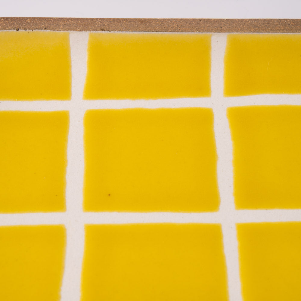 やちむん 一翠窯 長方皿(小) タイル 黄 やちむん 一翠窯 やちむん