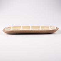 やちむん 一翠窯 長方皿(小) タイル 白(キビ灰) やちむん 一翠窯 やちむん