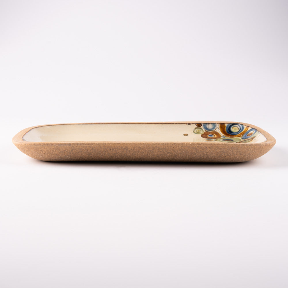 やちむん 一翠窯 長方皿(小) シャボン やちむん 一翠窯 やちむん