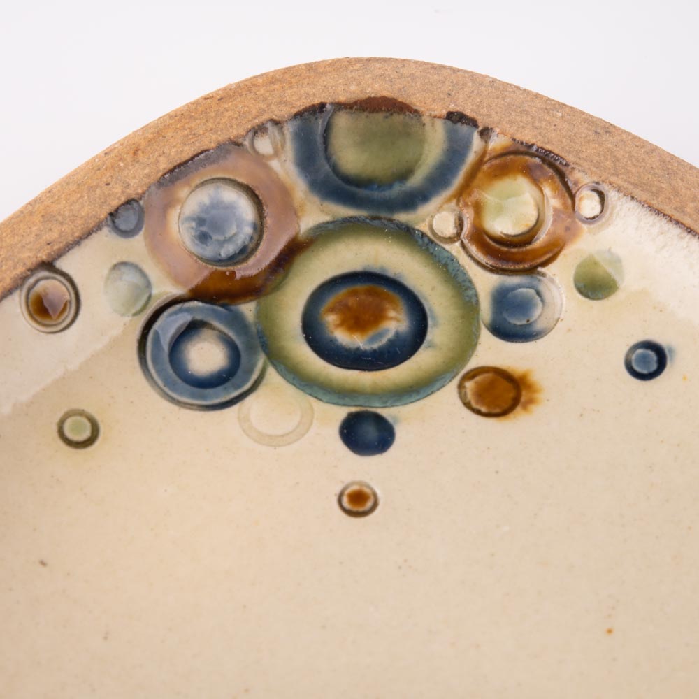 やちむん 一翠窯 長方皿(小) シャボン やちむん 一翠窯 やちむん