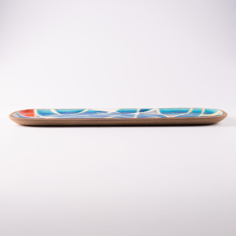 やちむん 一翠窯 長方皿(長) トニー やちむん 一翠窯 やちむん