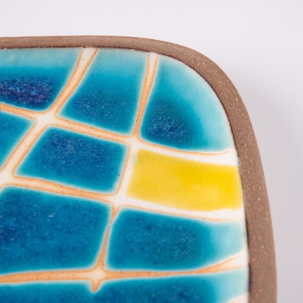 やちむん 一翠窯 長方皿(長) トニー やちむん 一翠窯 やちむん