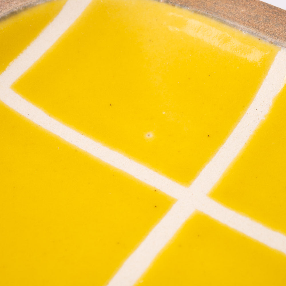 やちむん 一翠窯 長方皿(長) タイル 黄 やちむん 一翠窯 やちむん