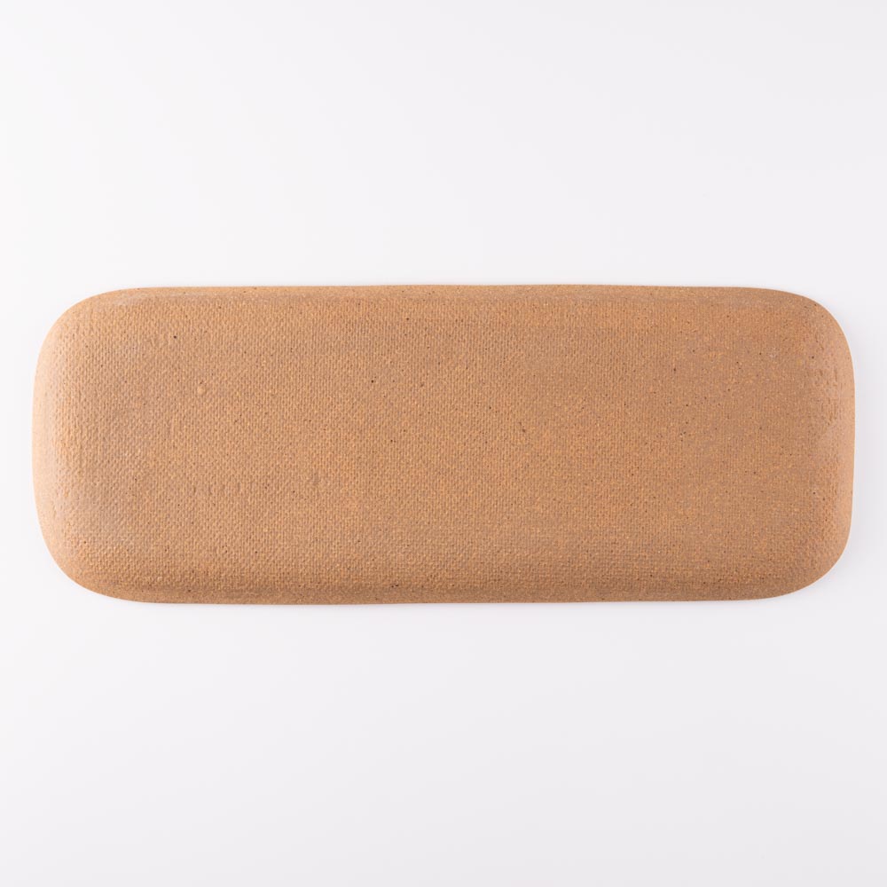 やちむん 一翠窯 長方皿(長) タイル 水色 やちむん 一翠窯 やちむん