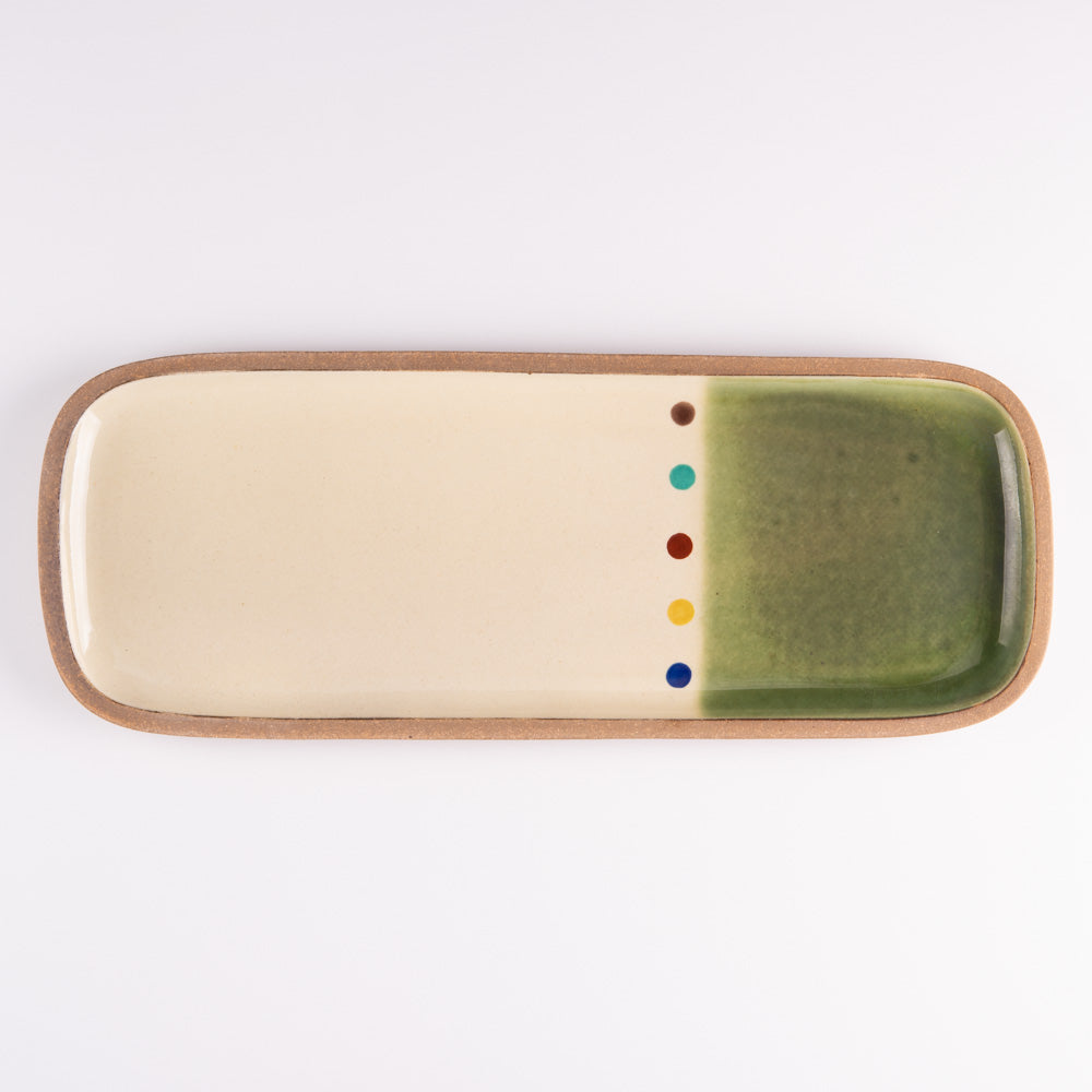 やちむん 一翠窯 長方皿(長) オーグスヤー やちむん 一翠窯 やちむん