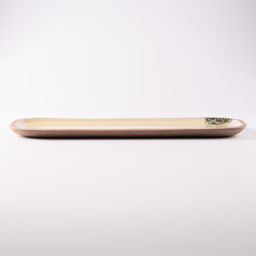やちむん 一翠窯 長方皿(長) シャボン やちむん 一翠窯 やちむん