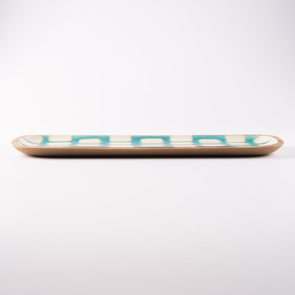 やちむん 一翠窯 長方皿(長) ソーダ やちむん 一翠窯 やちむん