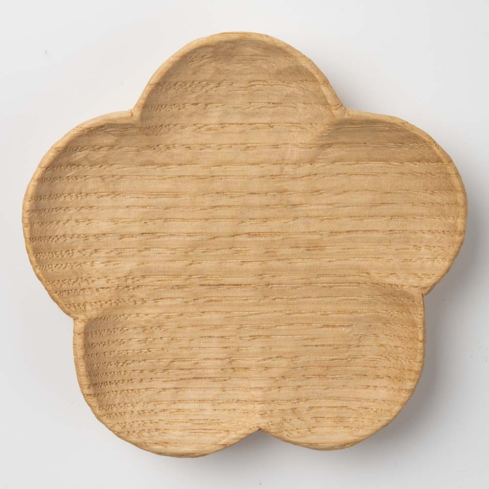 作家 田中陽三 豆皿 梅(ウレタンオイル) 作家 田中陽三 木工もの