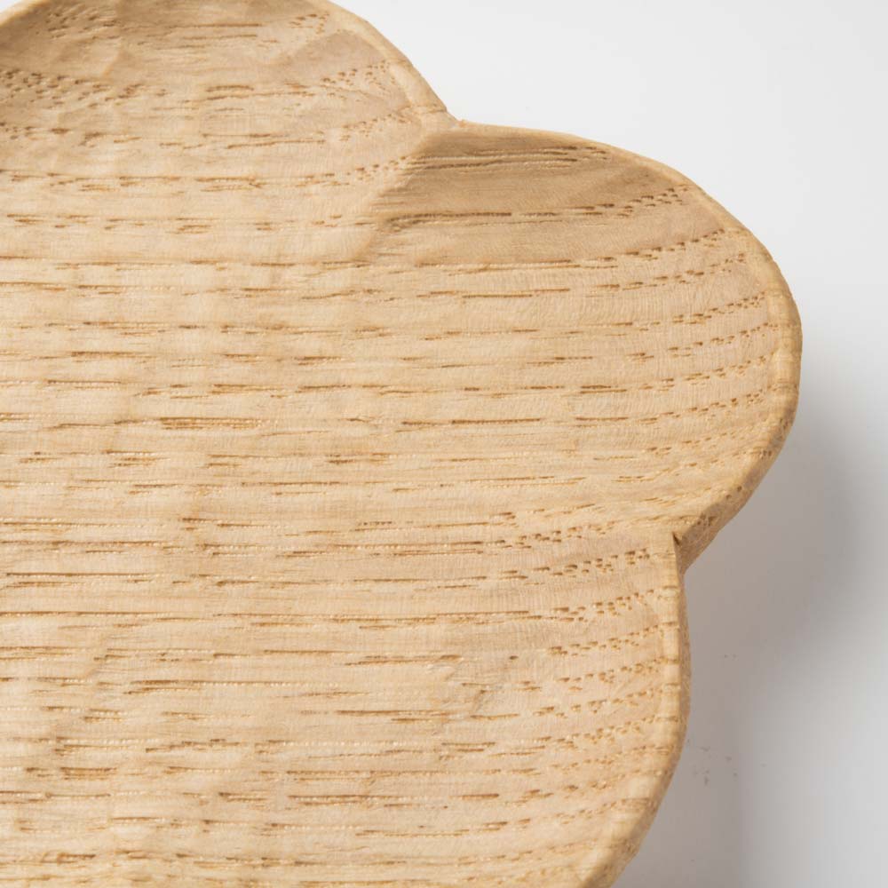 作家 田中陽三 豆皿 梅(ウレタンオイル) 作家 田中陽三 木工もの