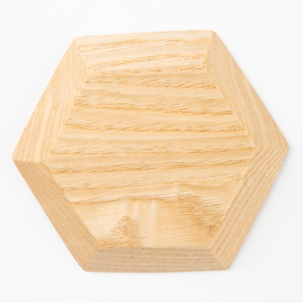 作家 田中陽三 豆皿 亀甲(ウレタンオイル) 作家 田中陽三 木工もの