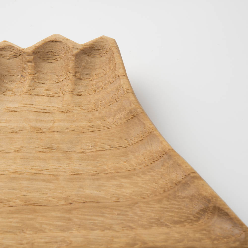 作家 田中陽三 豆皿 富士山(ウレタンオイル) 作家 田中陽三 木工もの