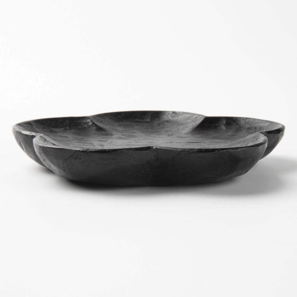 作家 田中陽三 豆皿 梅(漆塗り) 作家 田中陽三 木工もの