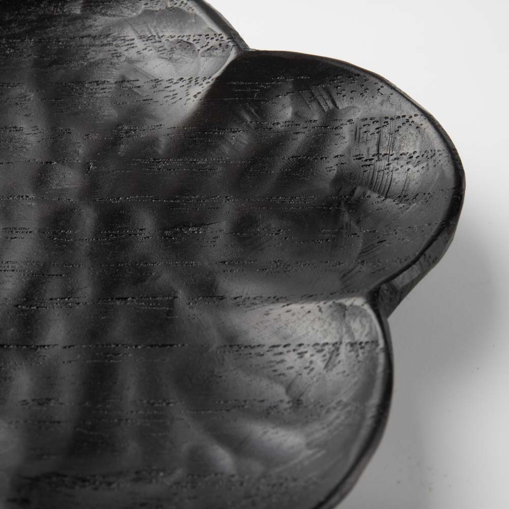 作家 田中陽三 豆皿 梅(漆塗り) 作家 田中陽三 木工もの