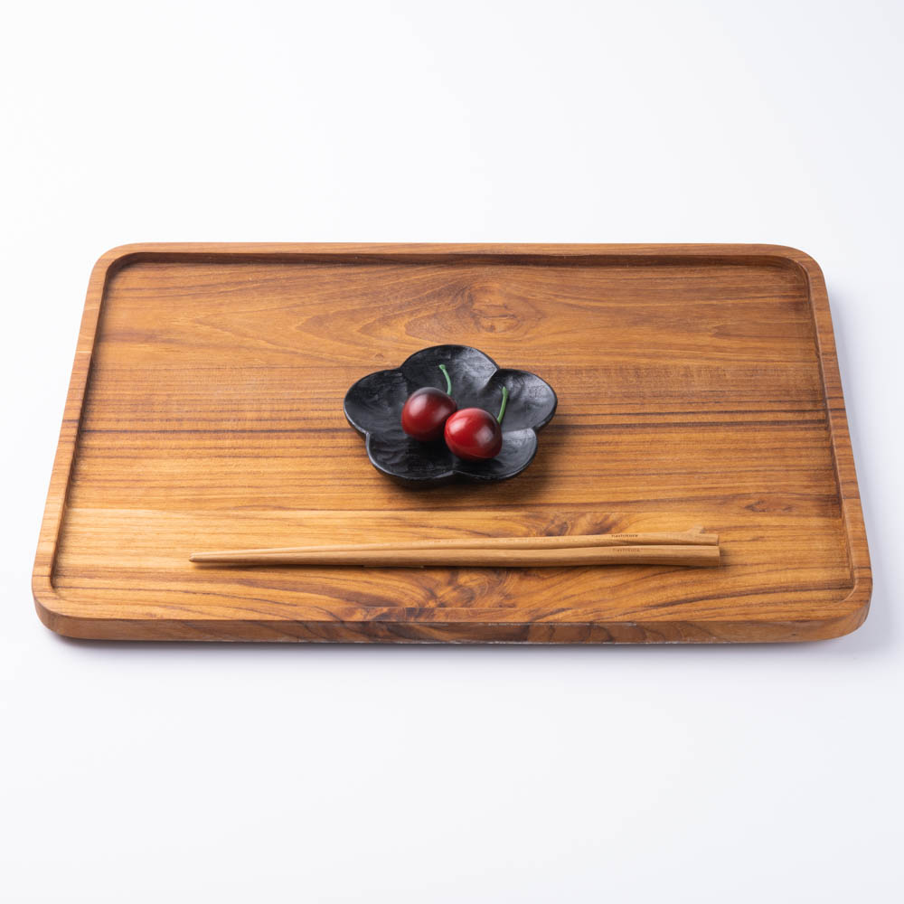 作家 田中陽三 豆皿 梅(漆塗り) 作家 田中陽三 木工もの