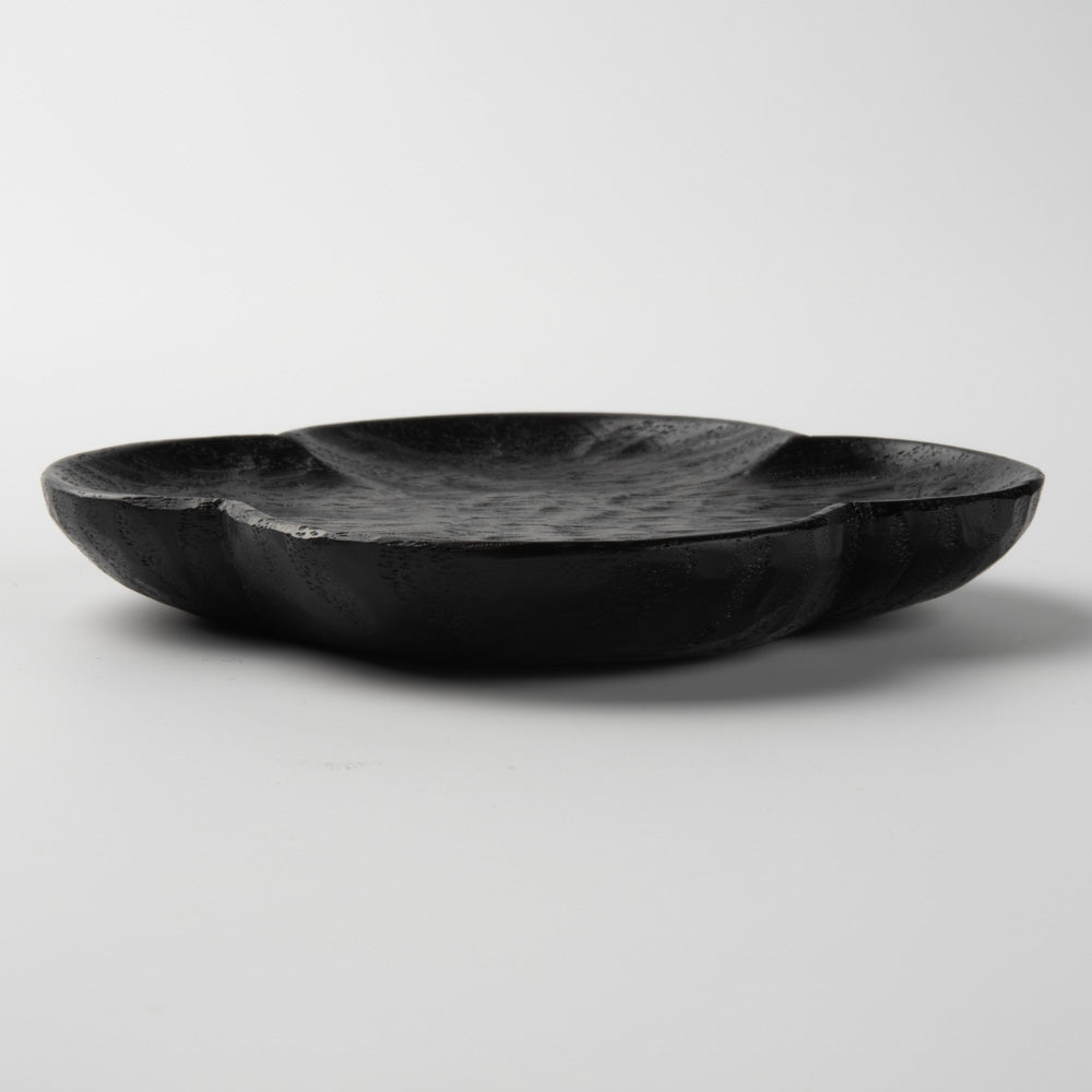 作家 田中陽三 豆皿 木瓜(漆塗り) 作家 田中陽三 木工もの