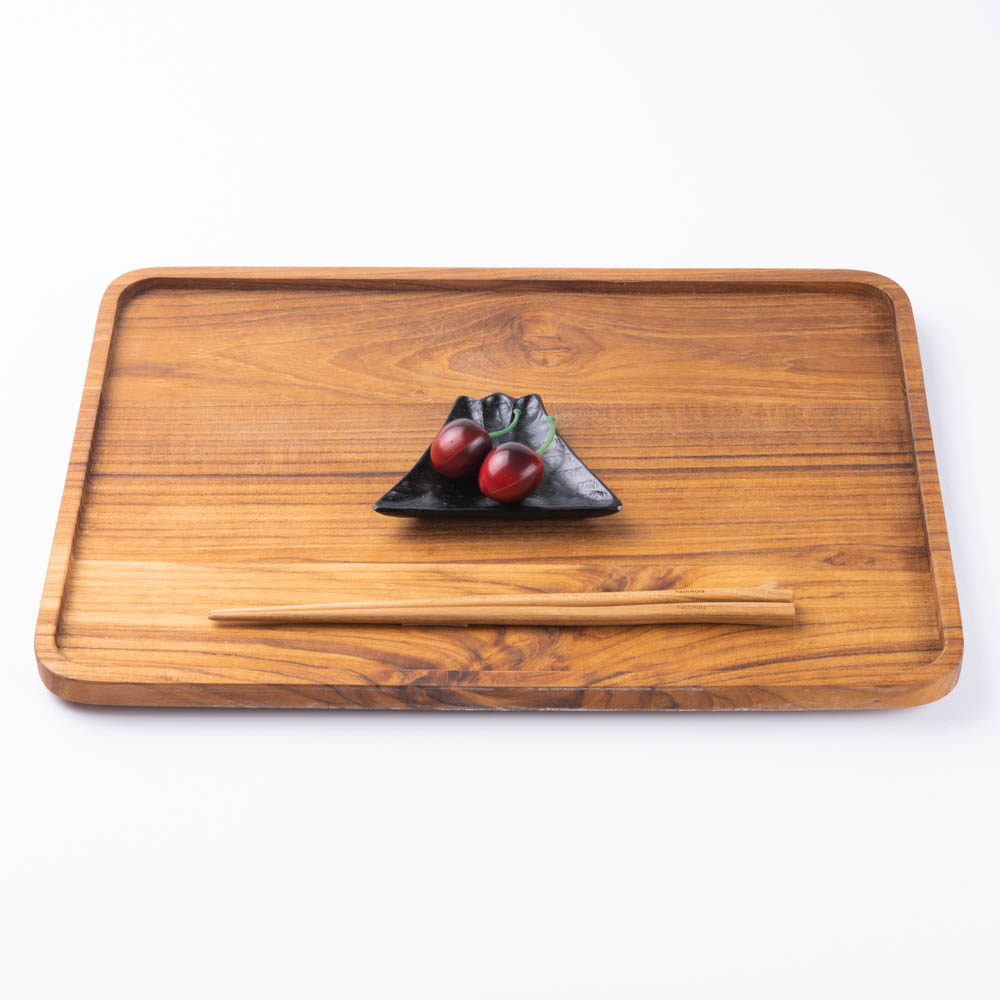 作家 田中陽三 豆皿 富士山(漆塗り) 作家 田中陽三 木工もの