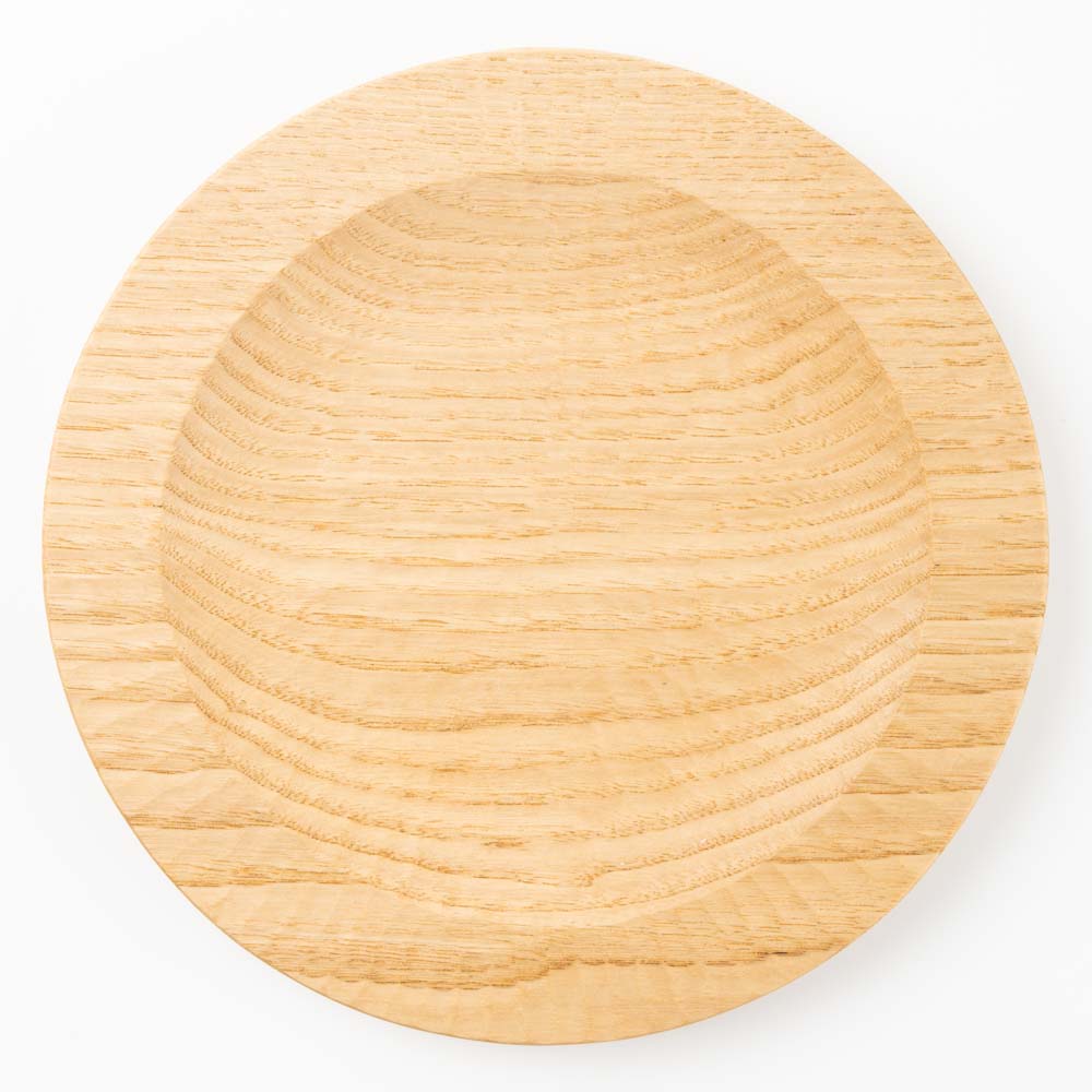 作家 田中陽三 7寸リム皿(ウレタンオイル) 作家 田中陽三 木工もの