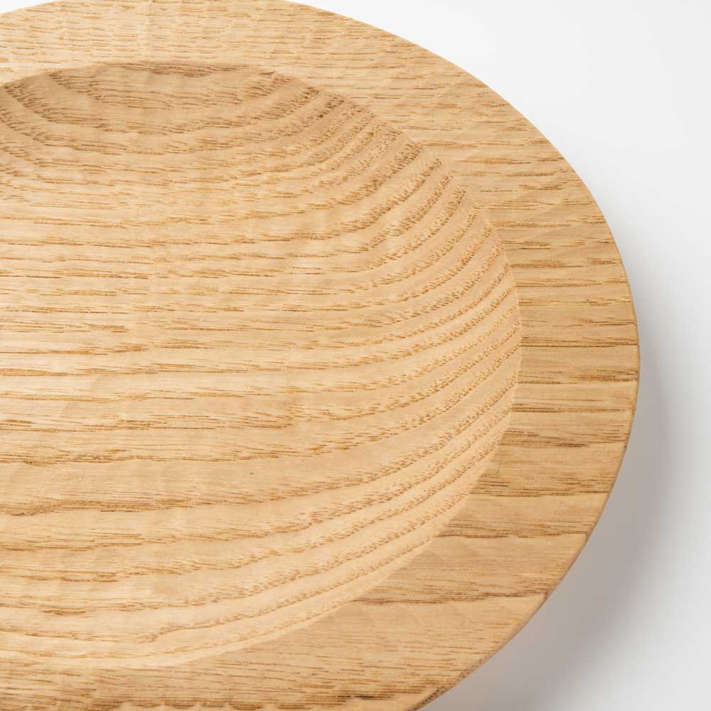 作家 田中陽三 7寸リム皿(ウレタンオイル) 作家 田中陽三 木工もの