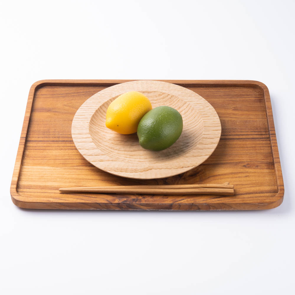 作家 田中陽三 7寸リム皿(ウレタンオイル) 作家 田中陽三 木工もの