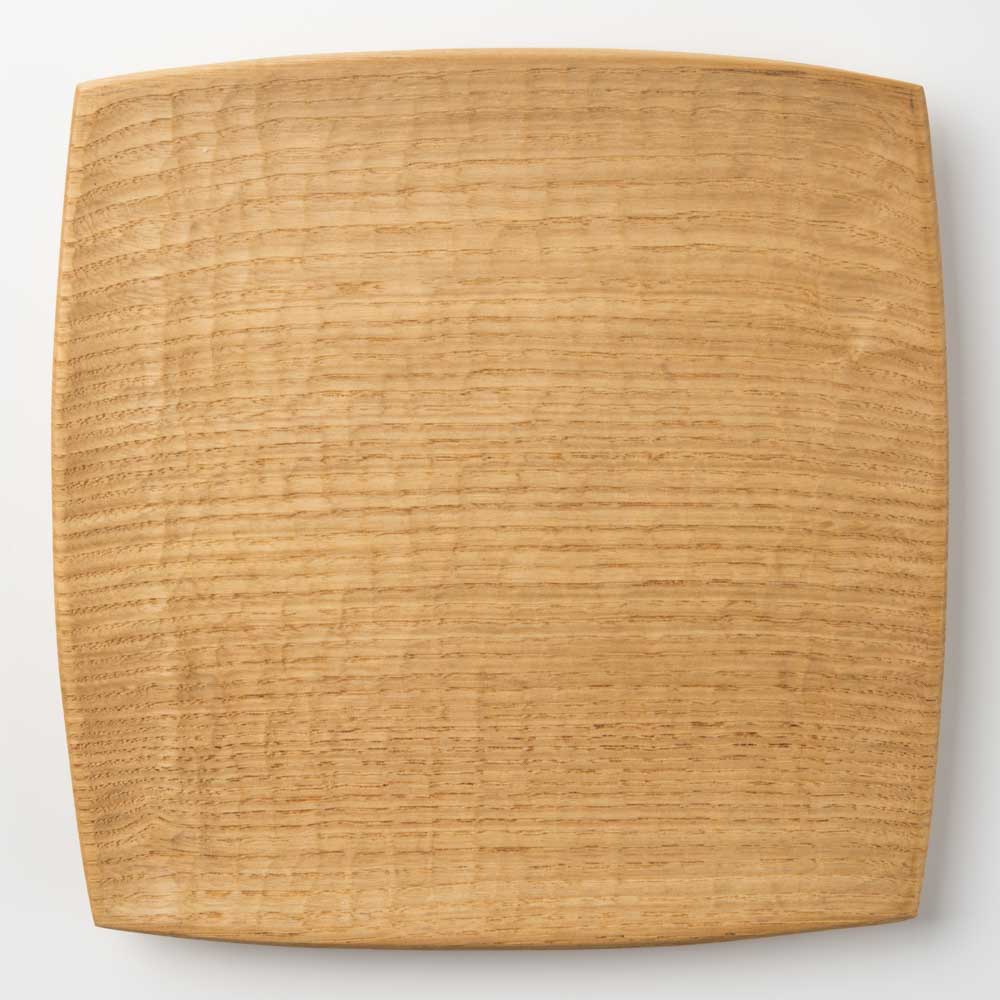 作家 田中陽三 7寸胴張角皿(ウレタンオイル) 作家 田中陽三 木工もの