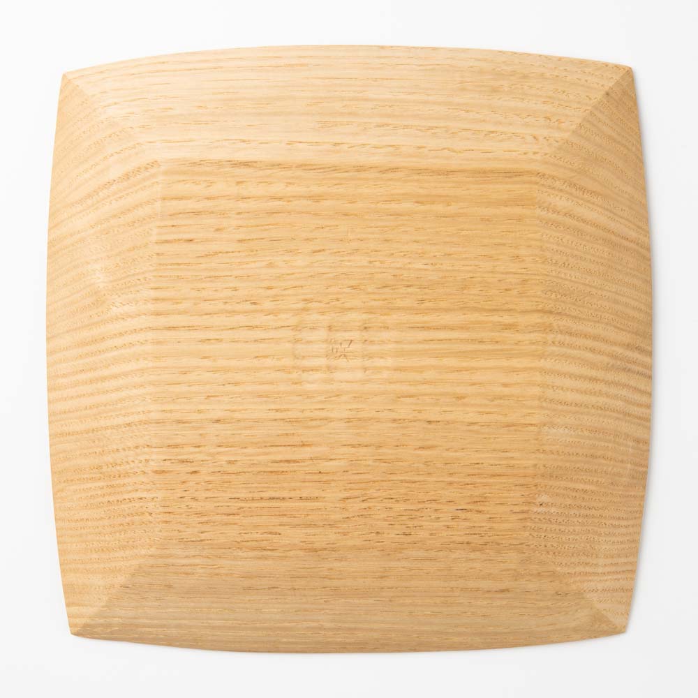 作家 田中陽三 7寸胴張角皿(ウレタンオイル) 作家 田中陽三 木工もの