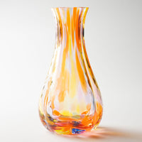 津軽びいどろ 花ひかり サンセットオレンジ 津軽びいどろ ガラスもの