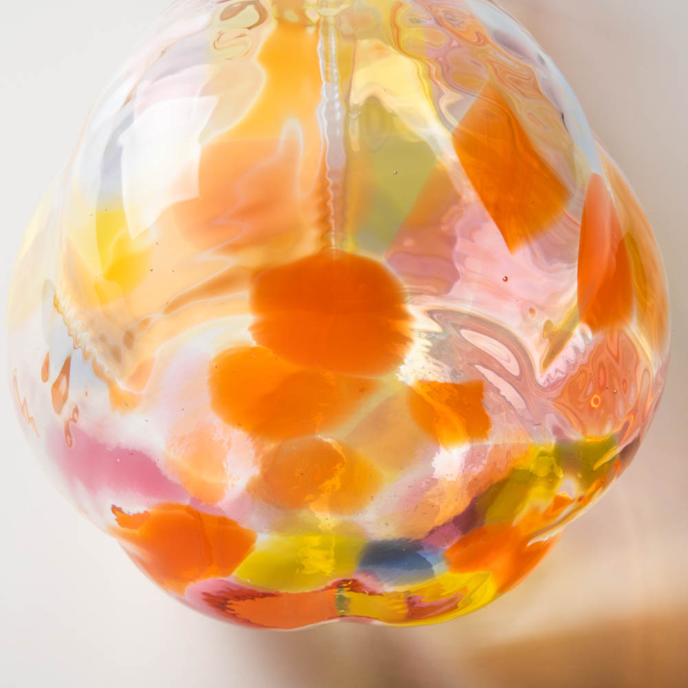 津軽びいどろ 花ひかり サンセットオレンジ 津軽びいどろ ガラスもの