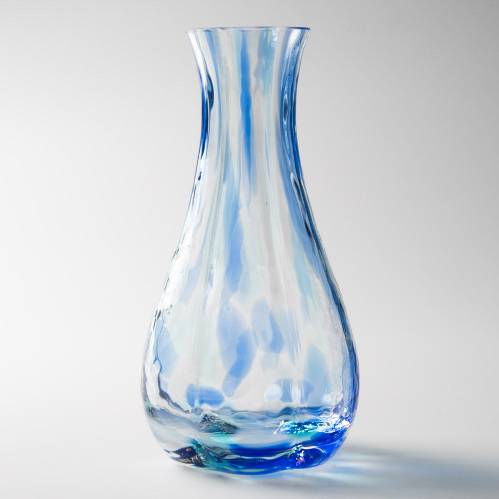 津軽びいどろ 花ひかり シーブルー 津軽びいどろ ガラスもの