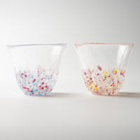 津軽びいどろ sakura 盃ペア(菜の花と青い空) 津軽びいどろ ガラスもの