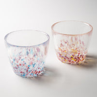 津軽びいどろ sakura フリーグラスペア(菜の花と青い空) 津軽びいどろ ガラスもの