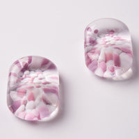 津軽びいどろ sakura 小判箸置/箸セット 津軽びいどろ 木工もの