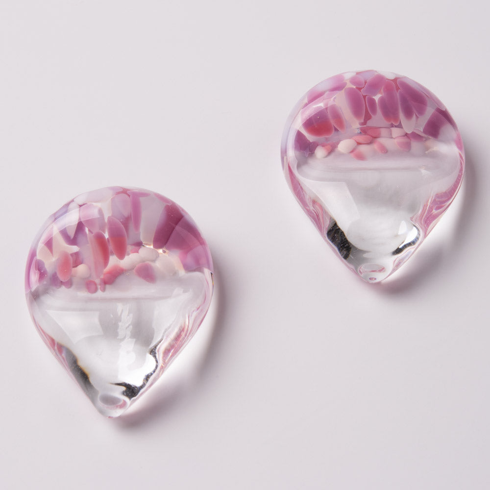 津軽びいどろ sakura しずく箸置/箸セット 津軽びいどろ 木工もの