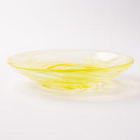 津軽びいどろ 色色豆皿 菜の花 津軽びいどろ ガラスもの