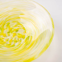 津軽びいどろ 色色豆皿 菜の花 津軽びいどろ ガラスもの