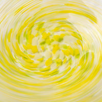 津軽びいどろ 色色豆皿 菜の花 津軽びいどろ ガラスもの