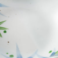 三川内焼 玉峰窯 緑紅葉六方押し小皿 三川内焼 玉峰窯 三川内焼